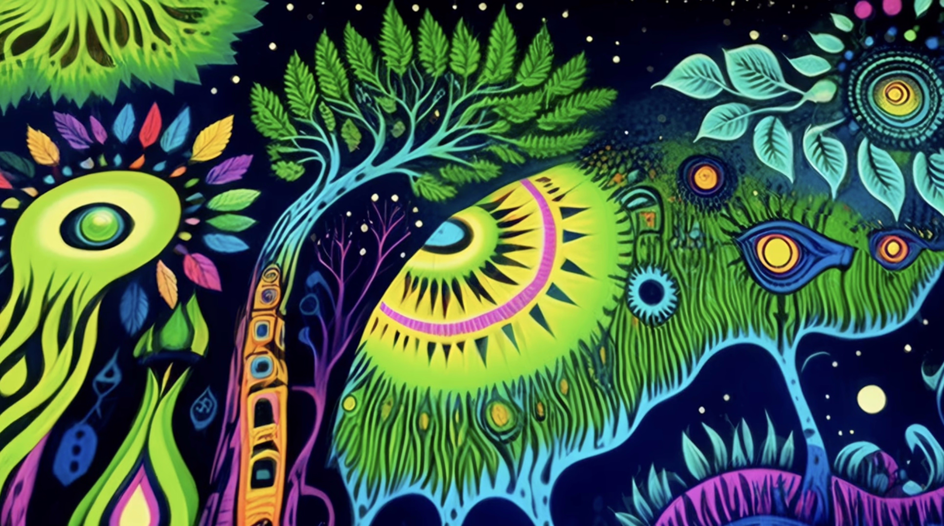 Carnival of Light: A Journey into Colorful Trippy Visuals